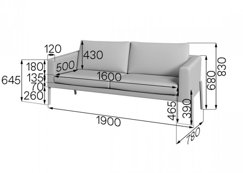 Диван офисный ТАЛЕР - вид 11